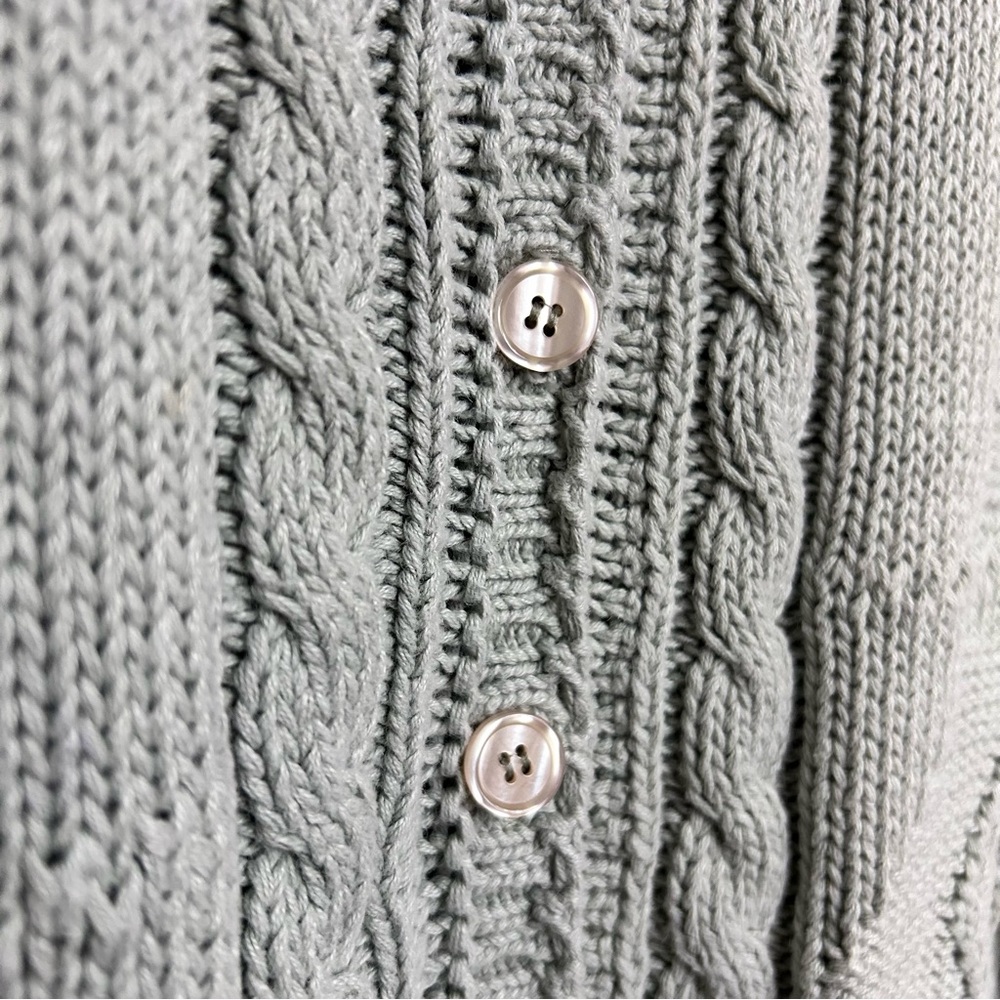 Vintage Woods & Gray Cable Knit Cardigan - Picture 4 of 6